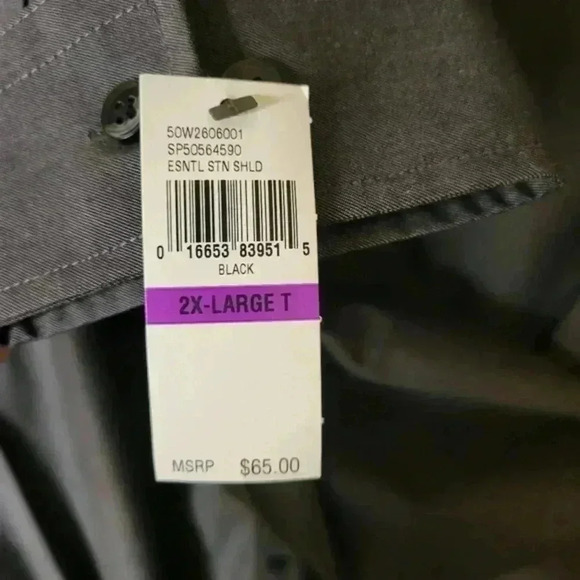 NWT Van Heusen Black Longsleeve Button Down, Size 2XL - Picture 9 of 9